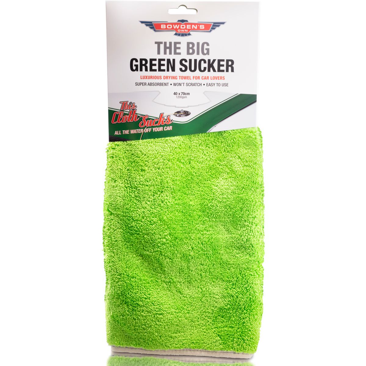 Bowden's Own The Big Green Sucker Microfibre Drying Towel