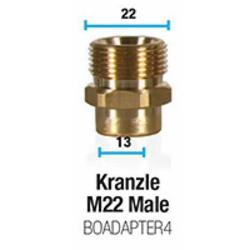Bowden's Own Kranzle M22 Male Adapter