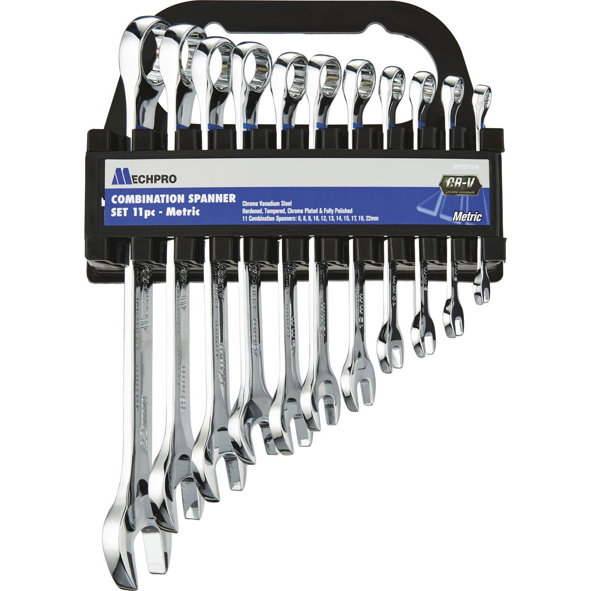 Mechpro Combination Spanner Set Metric 11pc