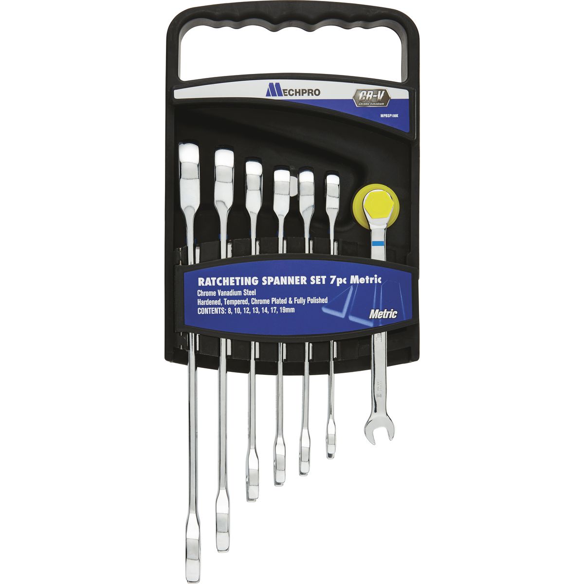 Mechpro Ratcheting Spanner Set Metric 7pc
