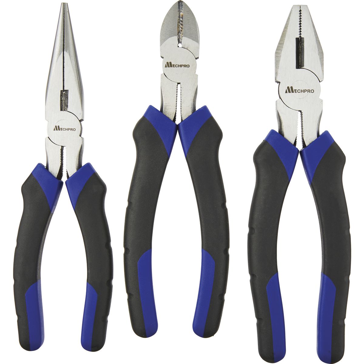 Mechpro Pliers Set 200mm 3pc
