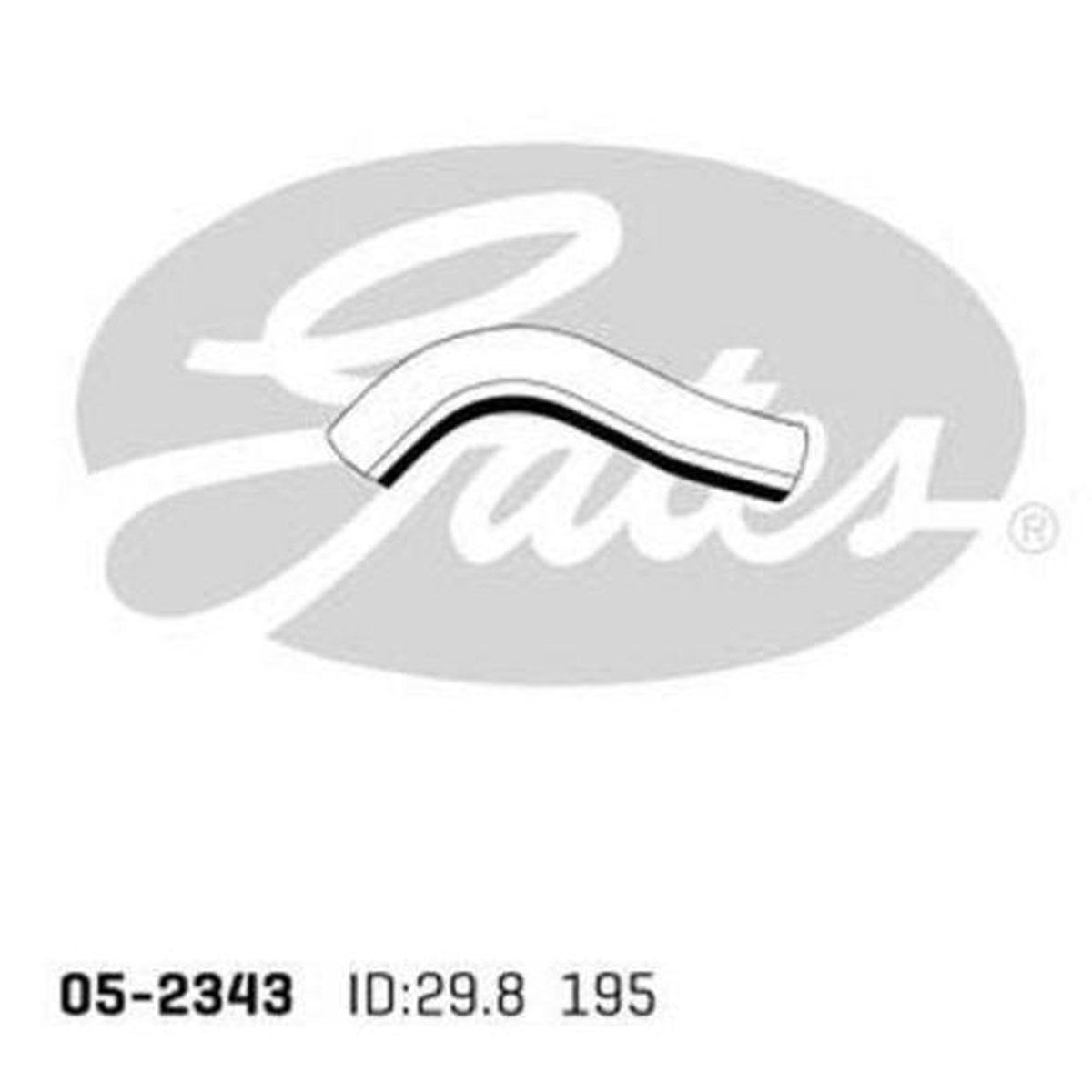 Gates Radiator Hose 05-2343