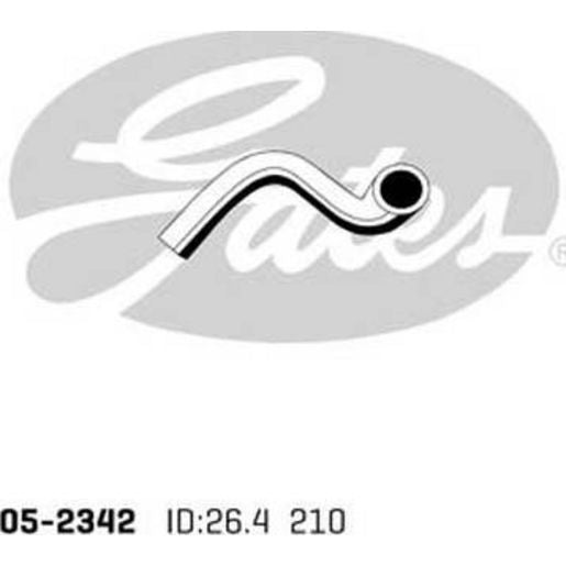 Gates Radiator Hose 05-2342