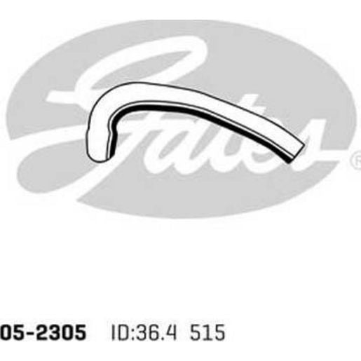 Gates Radiator Hose 05-2305