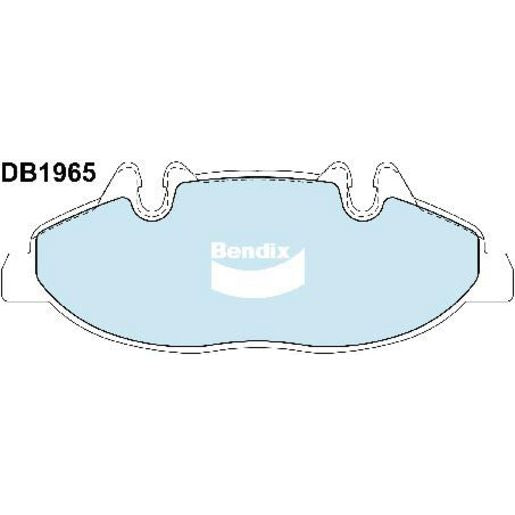 Bendix EURO Brake Pad Set Front DB1965 EURO+