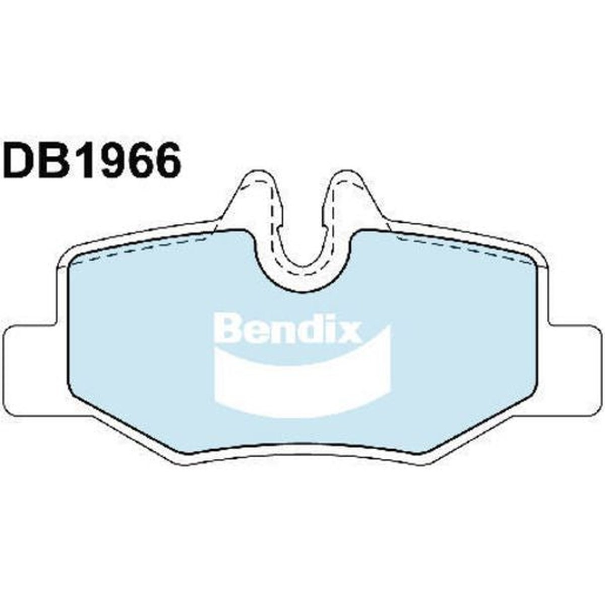Bendix EURO Brake Pad Set Rear DB1966 EURO+