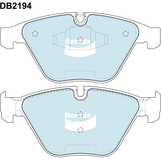 Bendix General CT Brake Pad Set Front DB2194 GCT