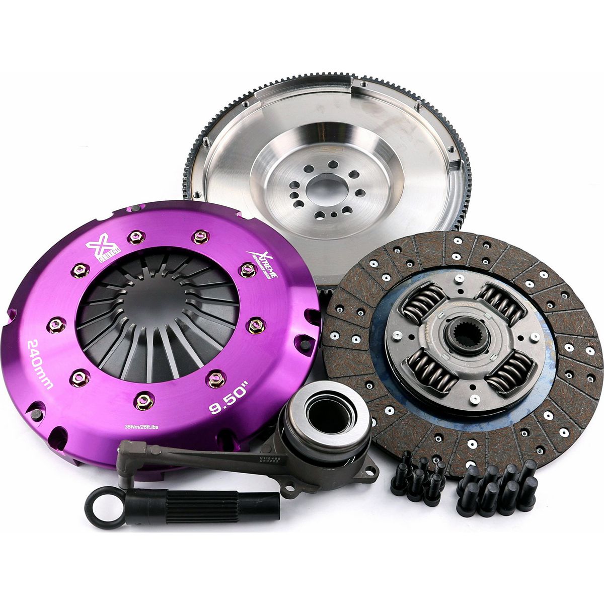 Xtreme Clutch Kit HD Organic w/ SMF & CSC KVW24698-1A