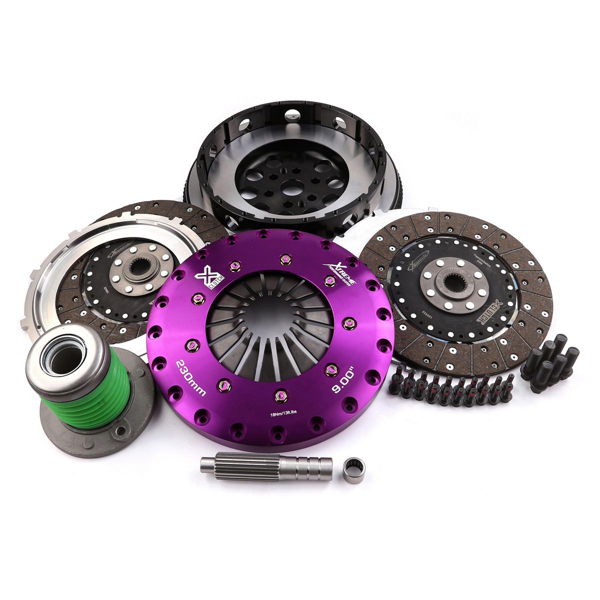 Xtreme Clutch Kit Performance Twin Plate w/ Flywheel & CSC KFD23697-2G