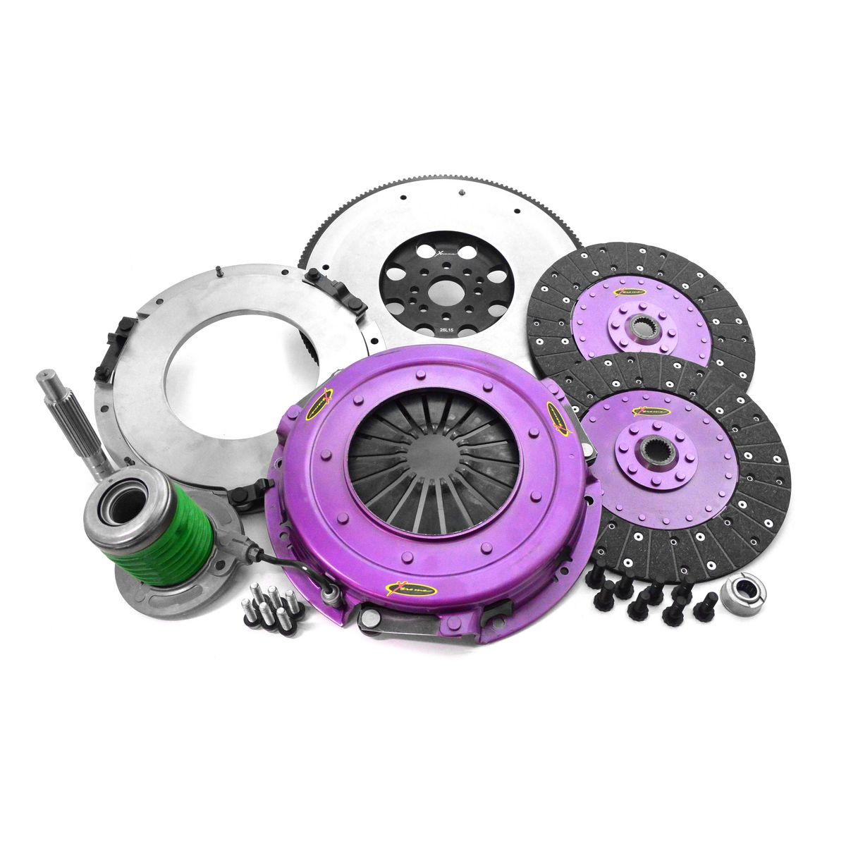 Xtreme Clutch Kit Performance Organic Twin w/ Flywheel KFD27655-2G