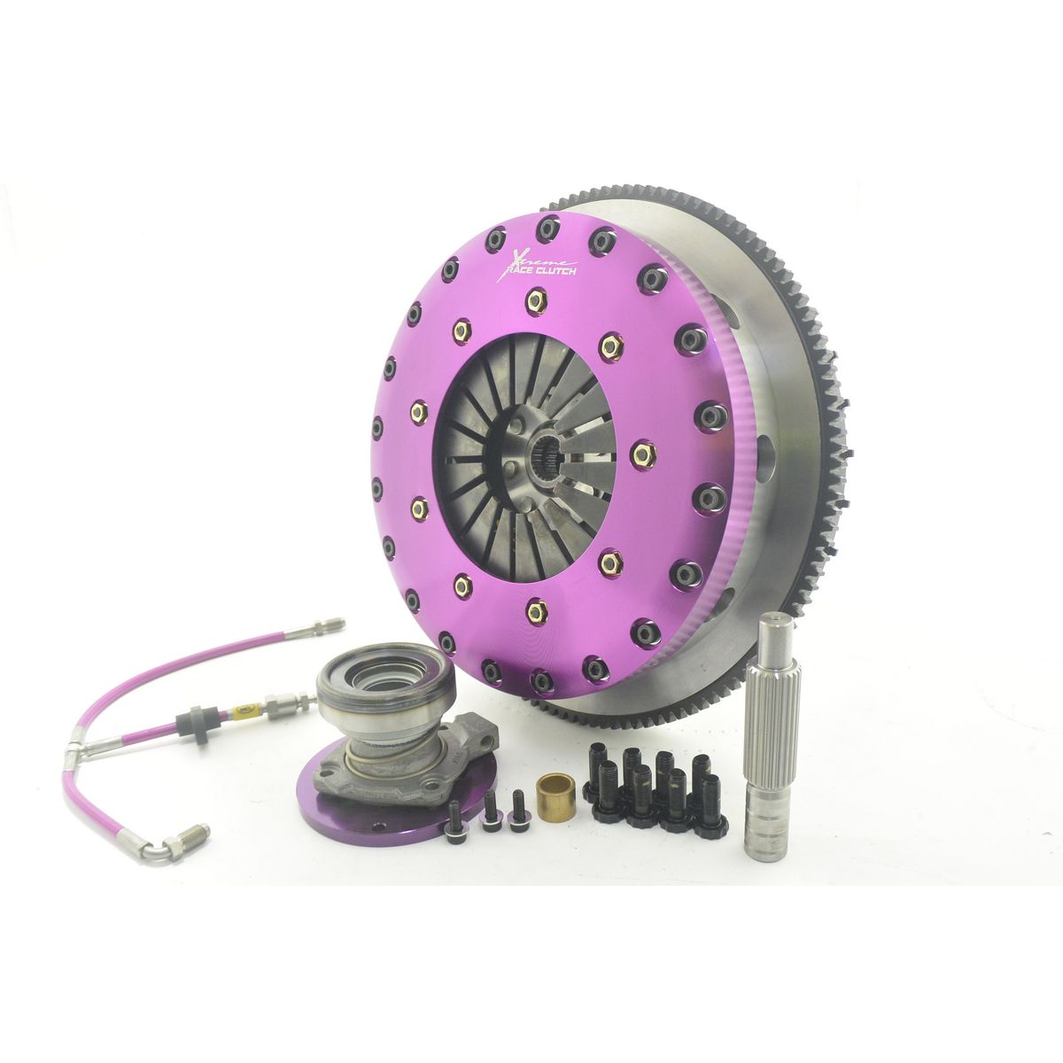 Xtreme Clutch Kit Motorsport Twin Plate Includes Flywheel & Csc (Concentric Slave Cylinder) KNI23688-2P