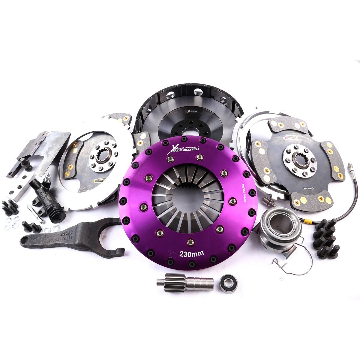 Xtreme Clutch Kit Motorsport Twin Plate Includes Flywheel KTY23536-2P