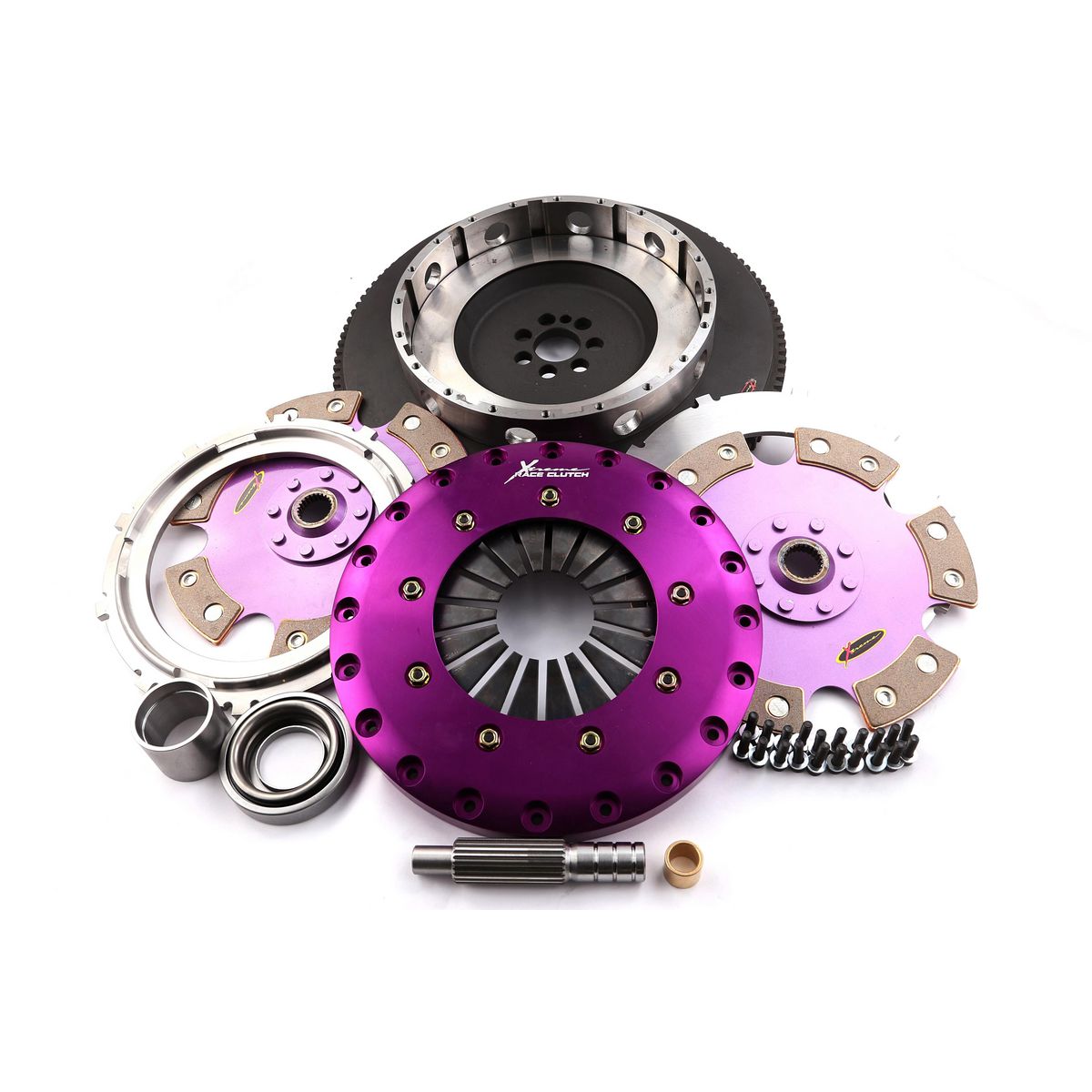Xtreme Outback Clutch Kit Twin Plate w/ Flywheel, Alighning Tool & Spigot Bearing KNI23537-2E