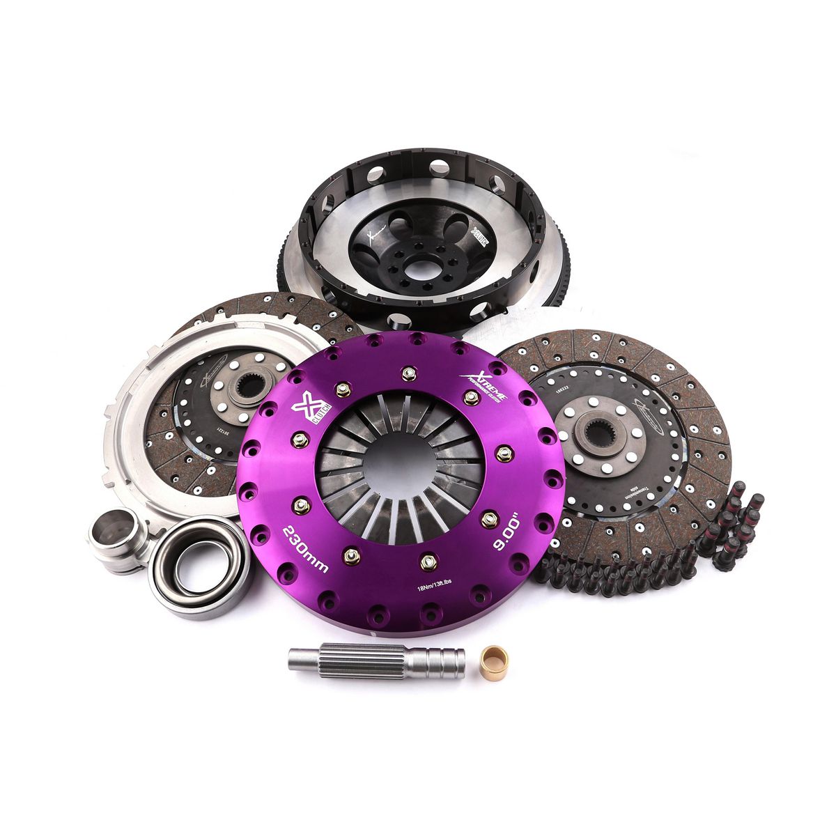 Xtreme Clutch Kit Performance Twin Plate w/ Flywheel KNI23543-2G