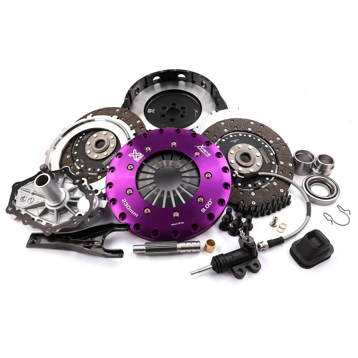Xtreme Clutch Kit Performance Twin Plate w/ Flywheel KNI23582-2G
