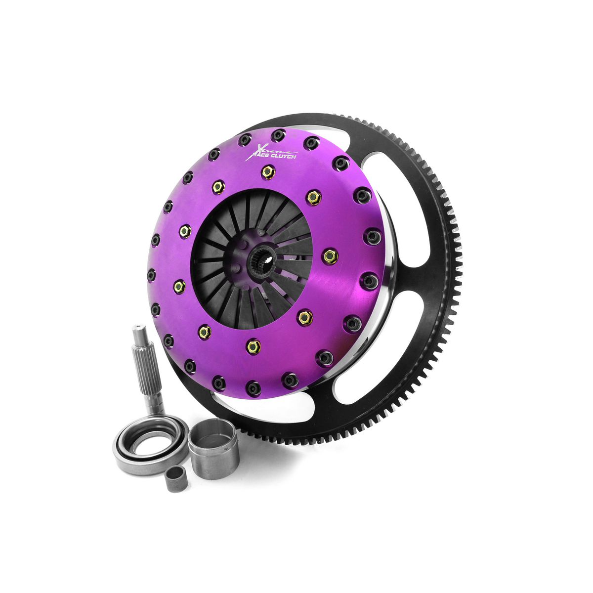Xtreme Clutch Kit Motorsport Twin Plate Includes Lightened Flywheel KNI23591-2EL