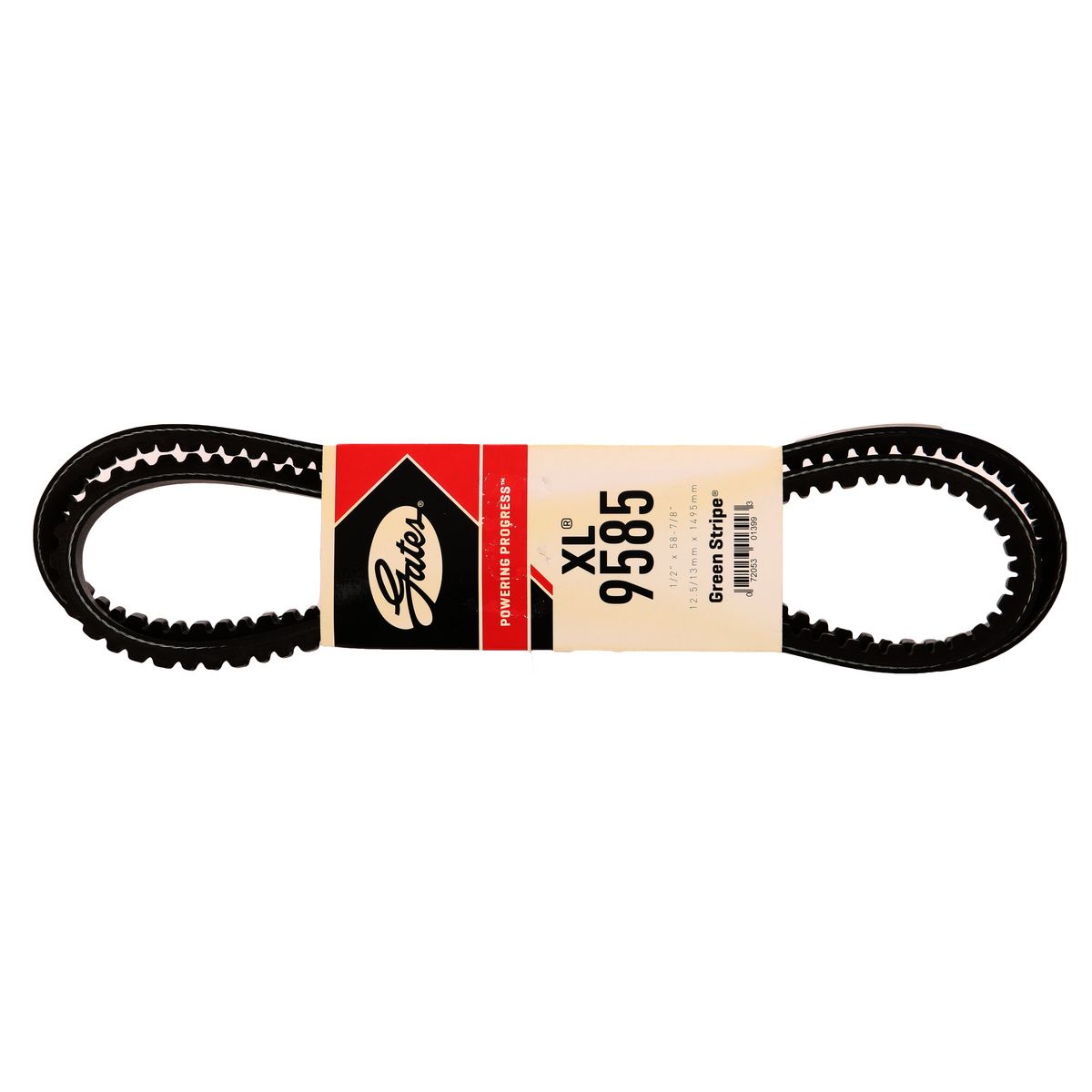 Gates Xl V Drive Belt 13Mm Top Width X 1485Mm 13A1485