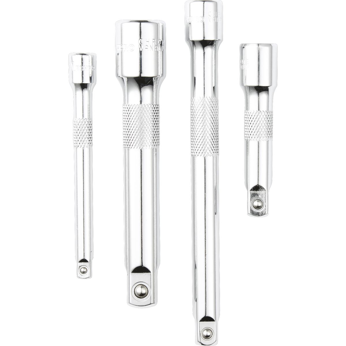 Mechpro Extension Bar Set 1/4In, 3/8In & 1/2In Drive 4pc