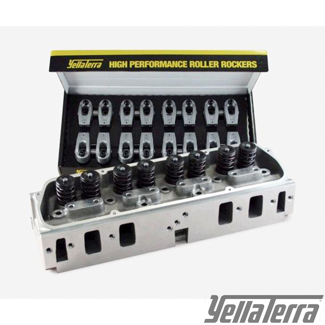 Yella Terra Carb Alloy Hi-Port Dash 3 Assembled Cylinder Head And Adjustable Rocker Package ABHA 308-3R3