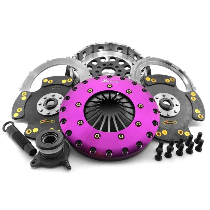 Xtreme Clutch Kit Motorsport Twin Plate Includes Flywheel & Csc (Concentric Slave Cylinder) KNI23683-2P