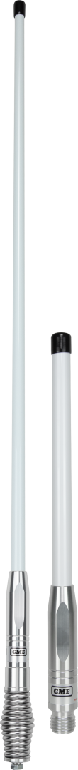 GME UHF CB Heavy Duty All Terrain Antenna Pack 2.1dB & 6.6dB White AE4705TP