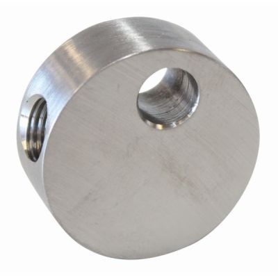 Aeroflow AF378 3/8"-24 Convex Tee With Mount Tab 3 X Female 3/8"-24 Convex AF378
