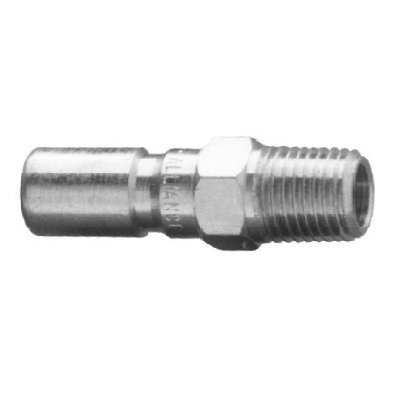 Industrial Air Tools Male Thread Hyflo Plug 1/4in. BSP AH2PM4