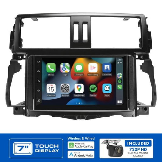 Aerpro 7 inch Multimedia Receiver To Suit Toyota Landcruiser Prado 150 Series (2009-2013) AM9166K