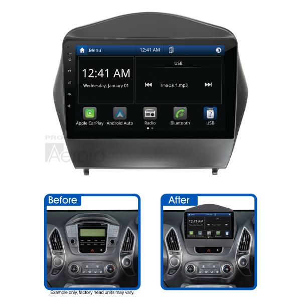 Aerpro 9In Multimedia Receiver To Suit Hyundai Ix35 (2009-2013) AMHY9