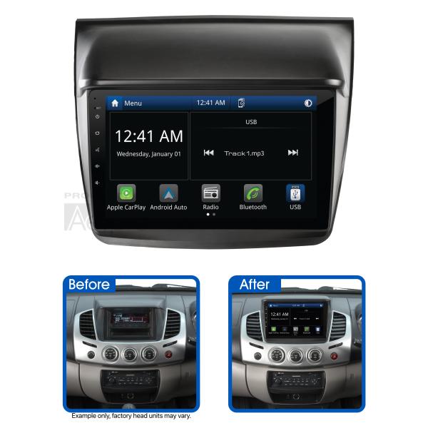 Aerpro 9In Multimedia Receiver To Suit Mitsubishi Triton Glx-R (2009-2012) & Challenger (2009-2011) AMMB1