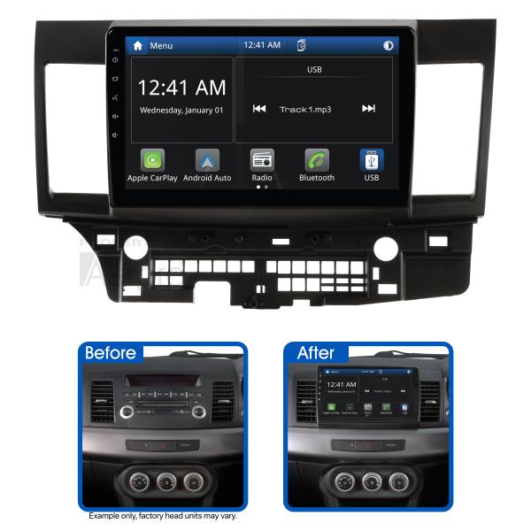 Aerpro 10In Multimedia Receiver To Suit Mitsubishi Lancer (2007-2010) - Non-Amplified AMMB4
