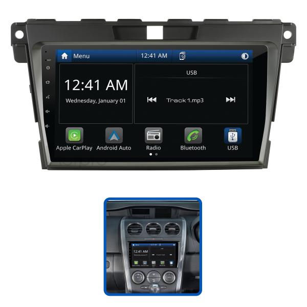 Aerpro 9In Multimedia Receiver To Suit Mazda Cx7 (2009-2012) - Amplified AMMZ21