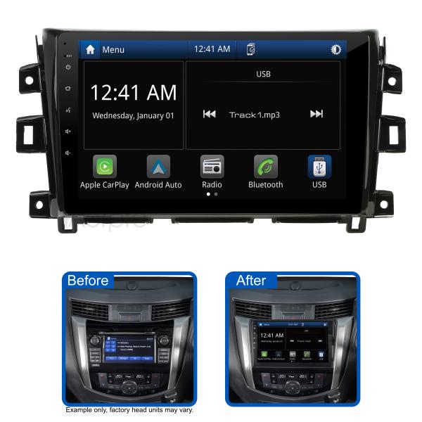 Aerpro 10In Multimedia Receiver To Suit Nissan Navara (2015-2019) - Factory Navigation Models AMNI13