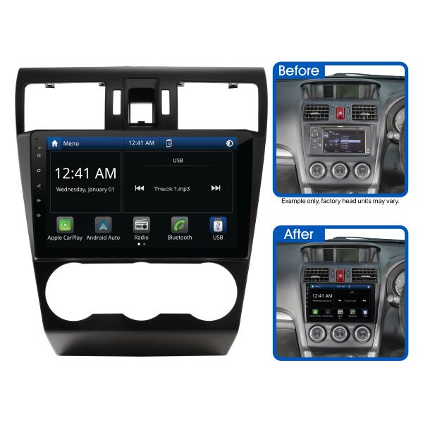Aerpro 9In Multimedia Receiver To Suit Subaru Forester (2013-2014), Impreza (2012-2014) & Xv (2012-2015) - Models With Factory 6.1In Touchscreen AMSU2