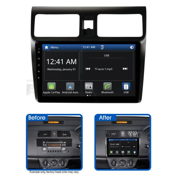 Aerpro 10In Multimedia Receiver To Suit Suzuki Swift (2005-2010) AMSZ1