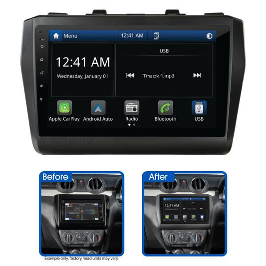 Aerpro 9In Multimedia Receiver To Suit Suzuki Swift (2017-On) AMSZ6