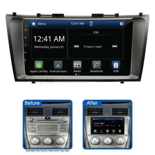 Aerpro 9In Multimedia Receiver To Suit Toyota Camry/Aurion (2006-2011) - Non-Amplified AMTO1