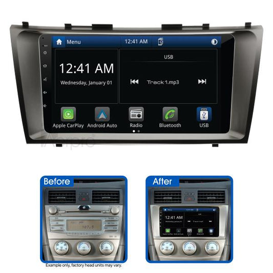 Aerpro 9In Multimedia Receiver To Suit Toyota Camry/Aurion (2006-2011) - Non-Amplified AMTO1