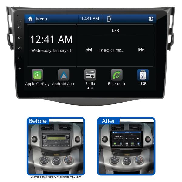 Aerpro 9In Multimedia Receiver To Suit Toyota Rav4 (2006-2011) - Non-Amplified AMTO16