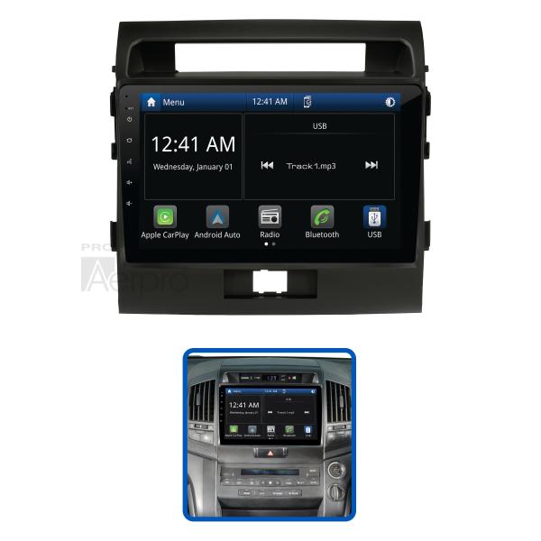 Aerpro 10In Multimedia Receiver To Suit Toyota Landcruiser 200 Series (2007-2011) - With Swc AMTO17