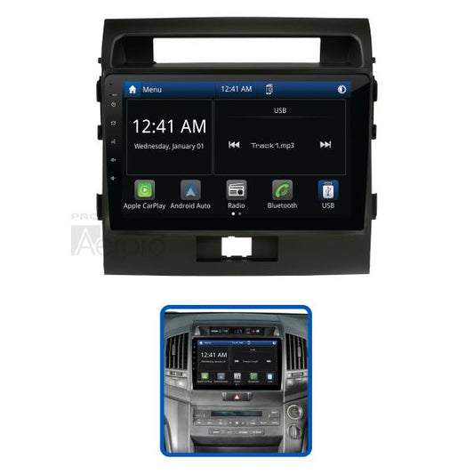 Aerpro 10In Multimedia Receiver To Suit Toyota Landcruiser 200 Series (2007-2011) - With Swc AMTO17