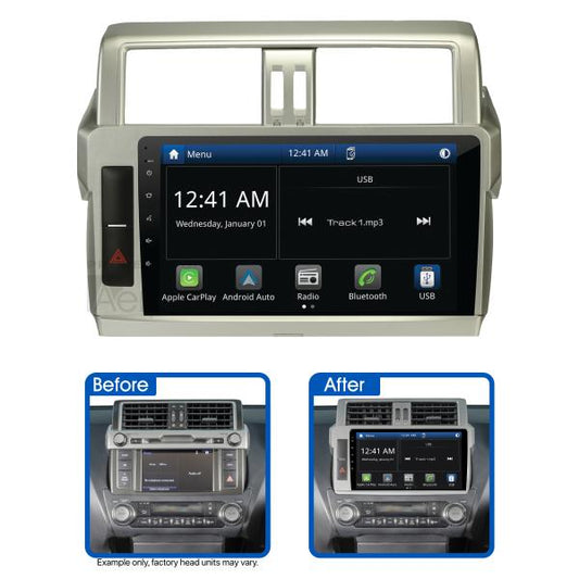 Aerpro 10In Multimedia Receiver To Suit Toyota Prado (2013-2017) AMTO36
