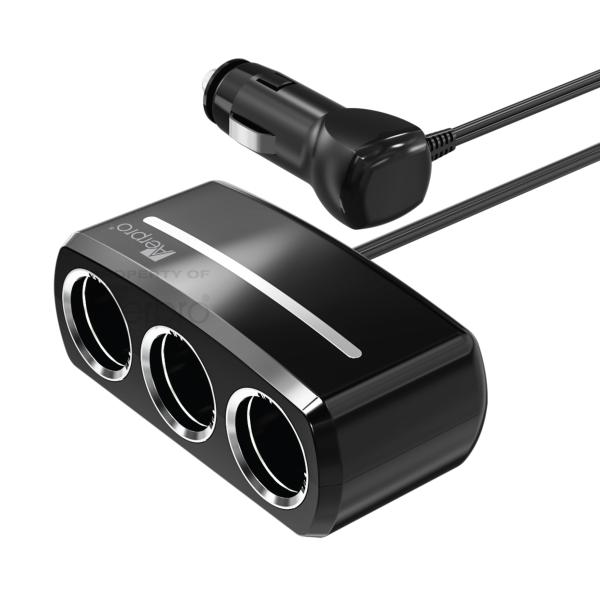 Aerpro Triple Accessory Socket Power Adaptor APDC300