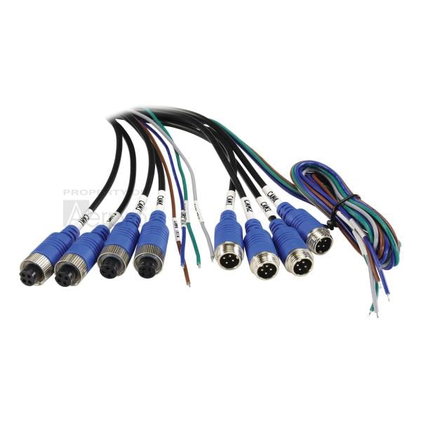 Aerpro 7 Metre Heavy Duty 4 Pin Quad Camera Extension Cable AVECM74