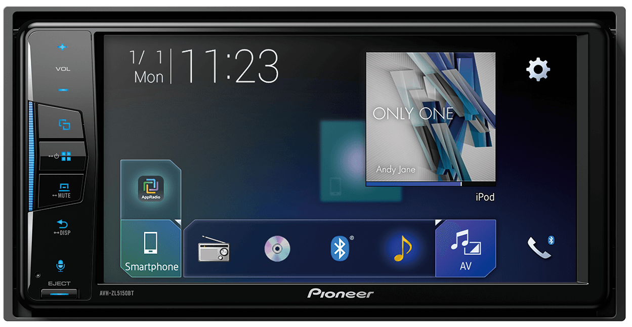 Pioneer 7In AV Receiver With 200Mm Fitment AVHZL5150BT