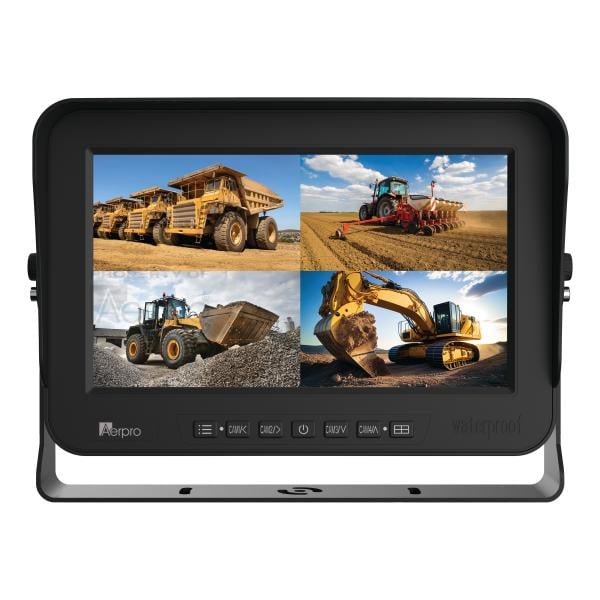 Aerpro 10In Weatherproof Heavy Duty AHD Quad View Monitor AVM10E