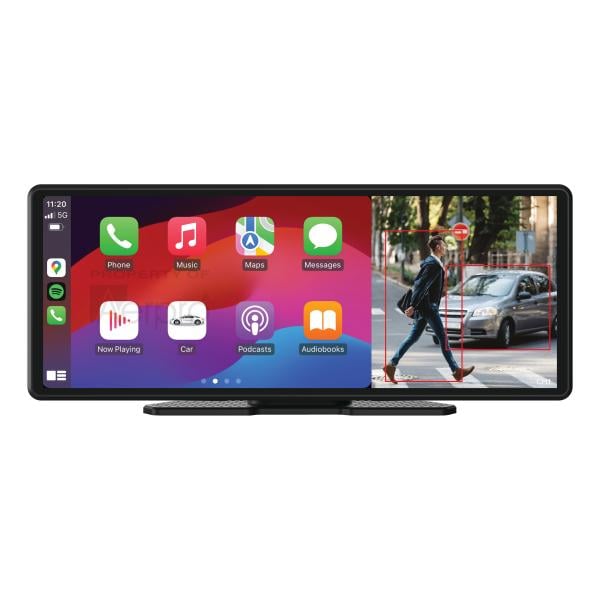 Aerpro 10.26In Heavy Duty AHD Quad View Smart AI Monitor With Wireless Carplay And Android Auto AVM10S