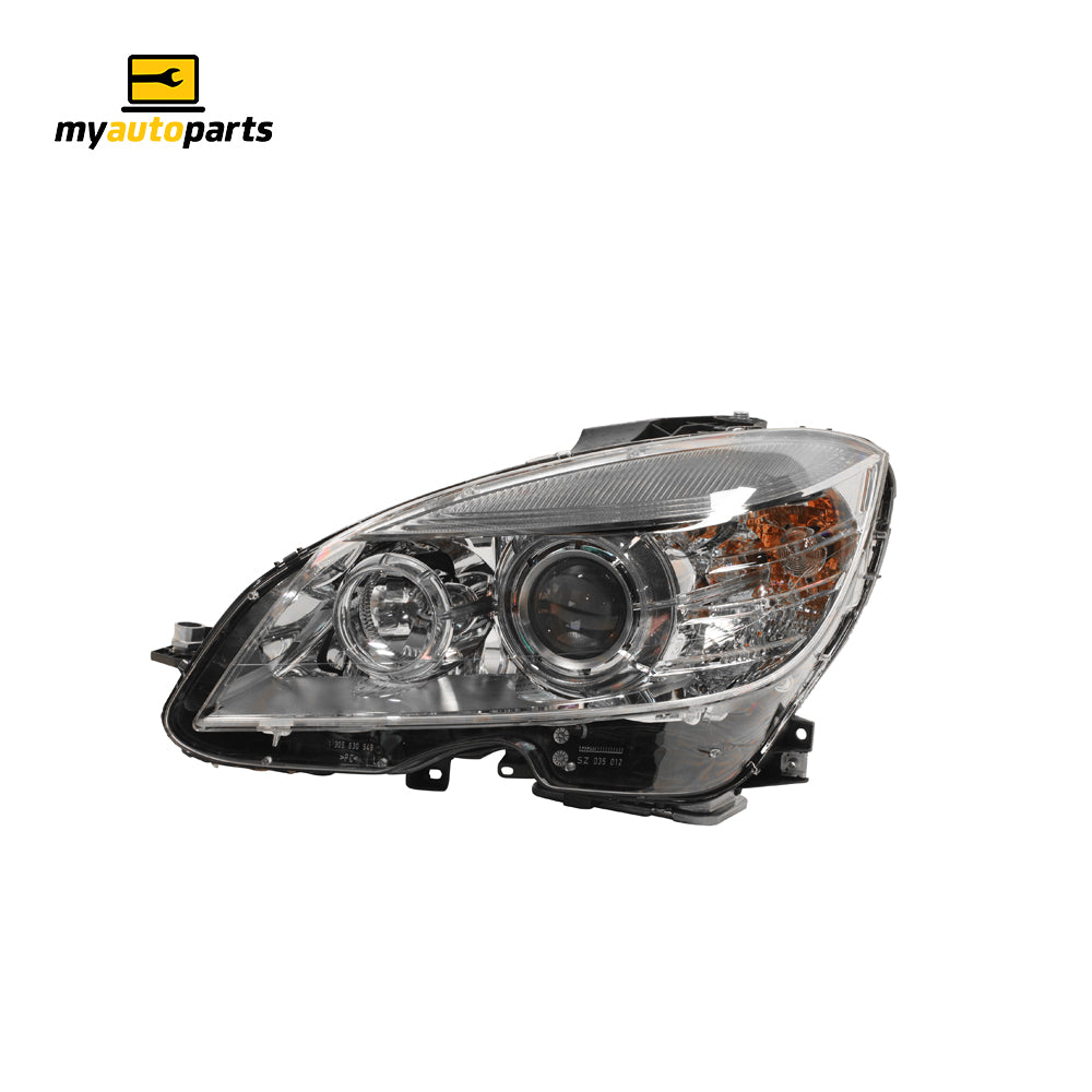 APG All Crash Bi-Xenon Head Lamp Passenger Side OES suits Mercedes-Benz C Class 2007 to 2011 BAW-21032LHP