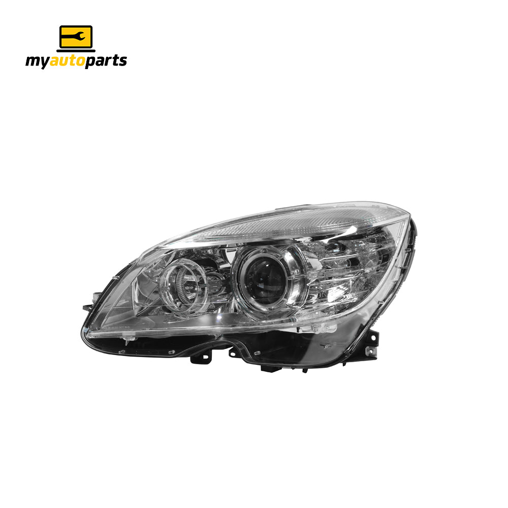 APG All Crash Bi-Xenon Head Lamp Passenger Side Certified suits Mercedes-Benz C Class 2007 to 2011 BAW-21032LHQ