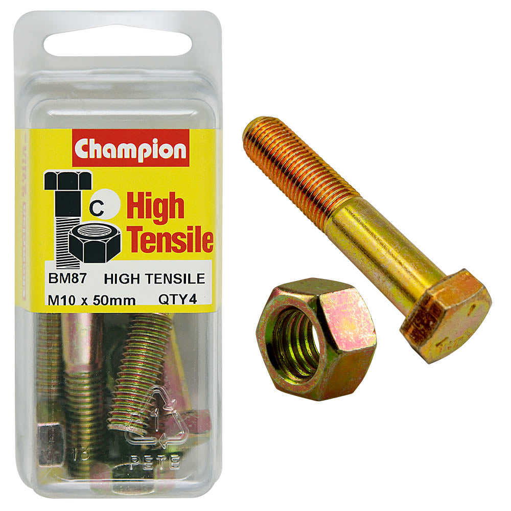 Champion Fasteners 10X50 Bolts & Nuts M87